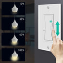 Dimmer Switch for LED Light/CFL/Incandescent, 3-Way Single Pole Dimmable Slide, 600 Watt max