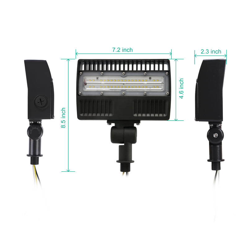 LED Flood Light, 30W, 3900LM, 5000K