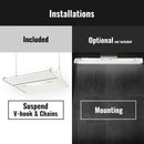 LED Linear High Bay Lamps, 2ft, 301W, 40635Lumens, 5000K