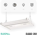 LED Linear High Bay, 2ft, 201W, 27135Lumens, 5000K, 2Pack