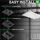 LED Linear High Bay, 2ft, 161W, 21735Lumens, 5000K, Motion Sensor