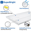 LED High Bay Shop Light, 2ft, 160W, 21600Lumens, 5000K